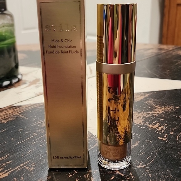Stila Other - Stila Hide & Chic Fluid Foundation 1.0 fl oz BOX Tan 1 NEW